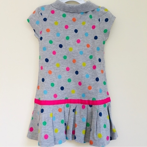 Carter's Toddler Little Girls Polka Dots Short Sleeve Dress - Picture 4 of 16